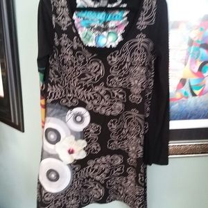 Desiguel embroidered  dress xl